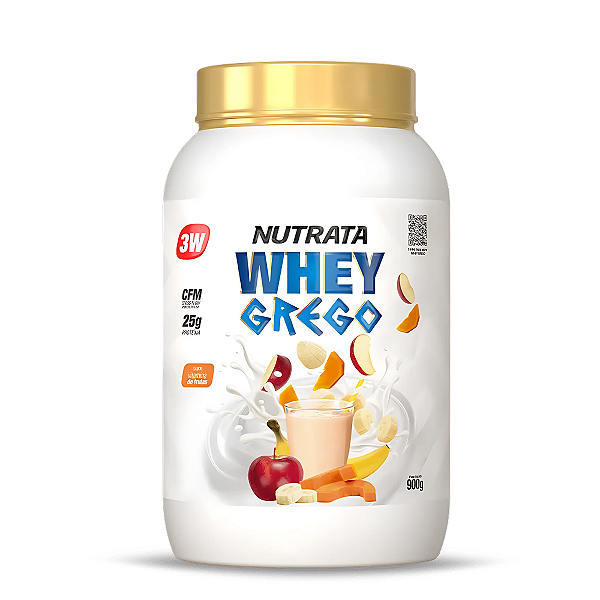 Nutrata Whey Grego 3W 900g - Vitamina de Frutas