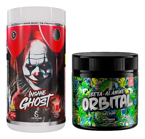 Pré-treino Insane Ghost Demons + Beta-alanina 150g