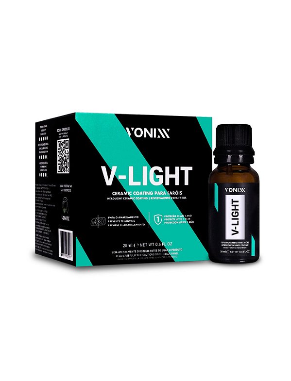 Vitrificador Para Faróis V-light 20ml Vonixx Revestimento