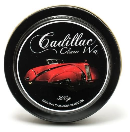 Cera De Carnaúba Cleaner Wax Original Cadillac Gold 300g Alto Brilho