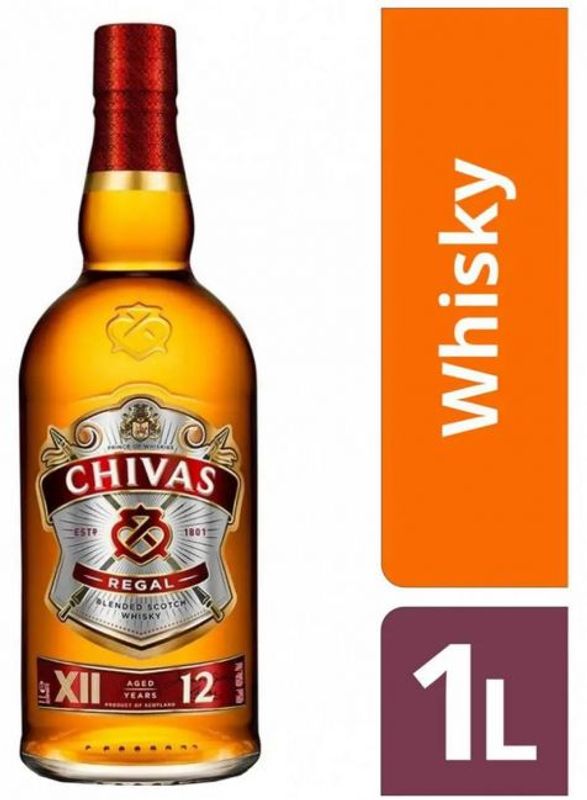 WHISKY CHIVAS 12ANOS 1L