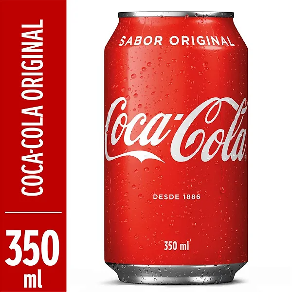 REFRIGERANTE 350ML COCA COLA LATA UN