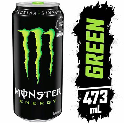 MONSTER ENERGY GREEN TAURINA LATA 473ML