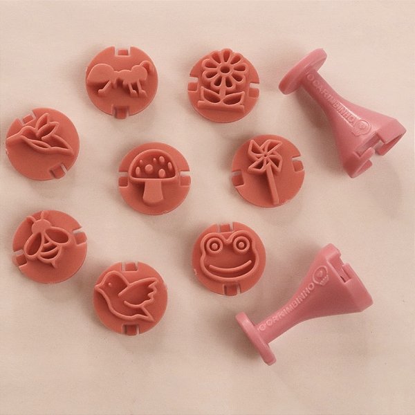 Carimbos para brigadeiros - Jardim