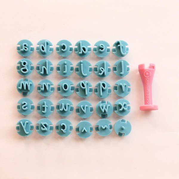 Carimbos para brigadeiros - Letrinhas