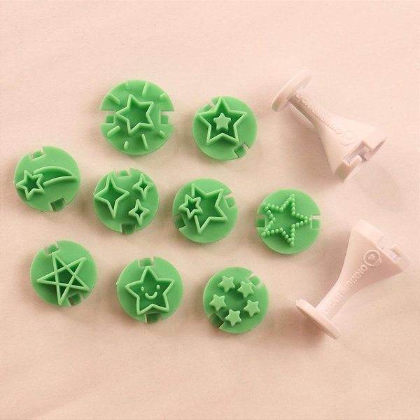 Carimbos para brigadeiros - Estrelas