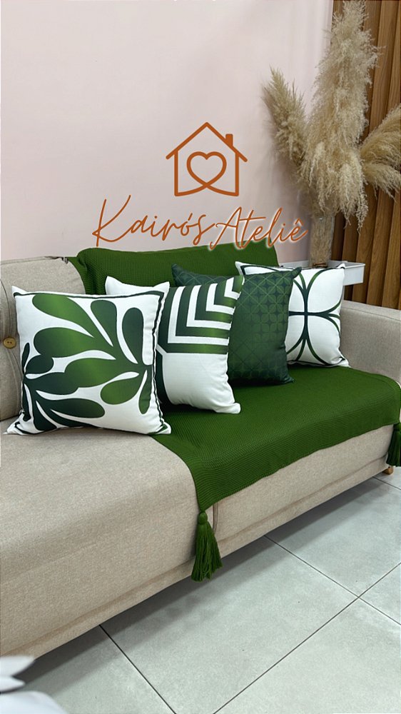 Kit 4 capas Degradê Verde