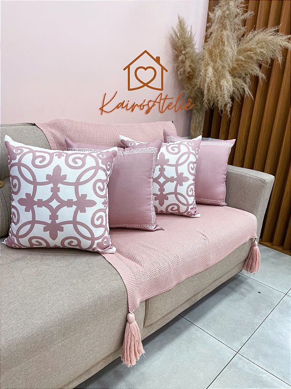 Kit 4 capas Arabesco Rosê