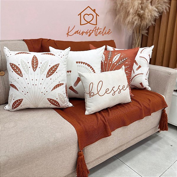 Kit 4 capas Folhas Terra