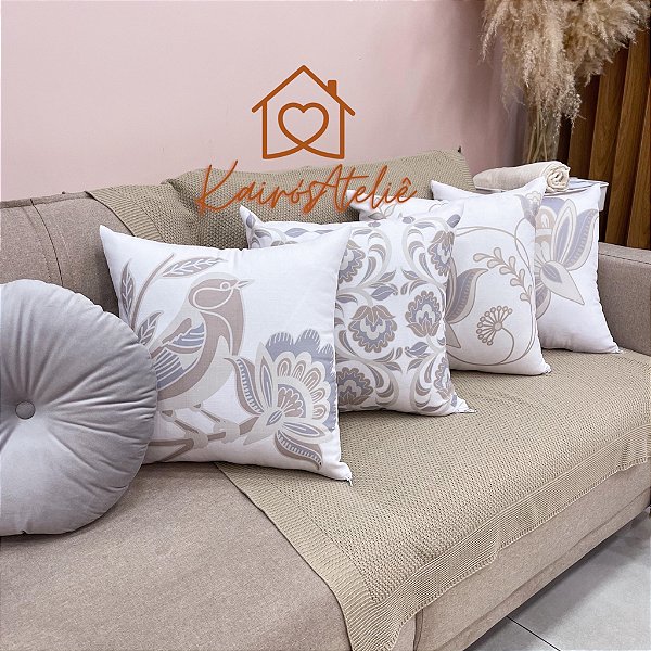 Kit 4 capas Passarinho Claro