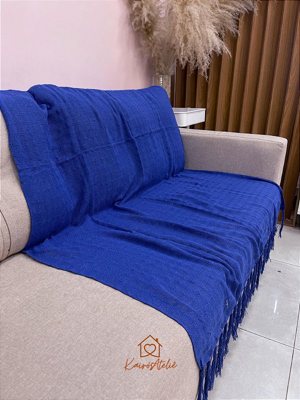 Manta Algodão Azul Bic