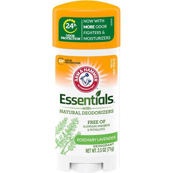 Desodorante Arm & Hammer 71g Sem Alumínio e Parabenos - Fragrância Alecrim e Lavanda