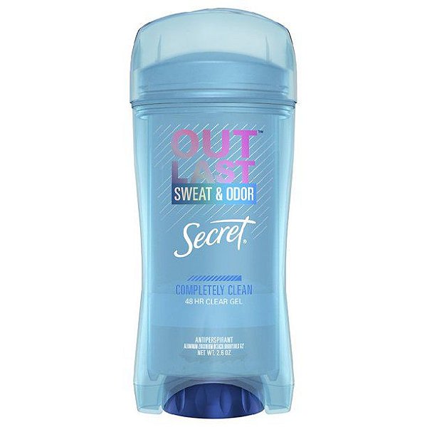 Desodorante Secret Outlast Gel Completely Clean 73g