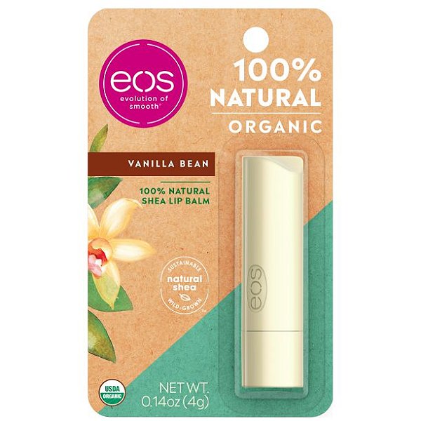 Eos Bastão Hidratante Labial Vanilla Bean 4g