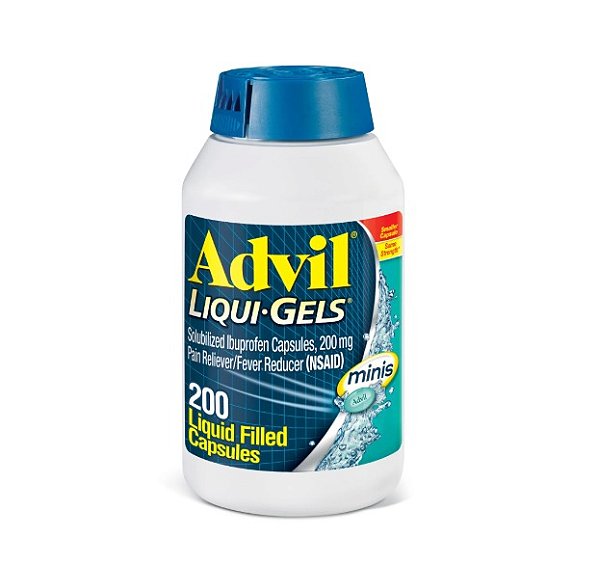 Advil Minis Liqui-Gels 200mg - 200 Cápsulas