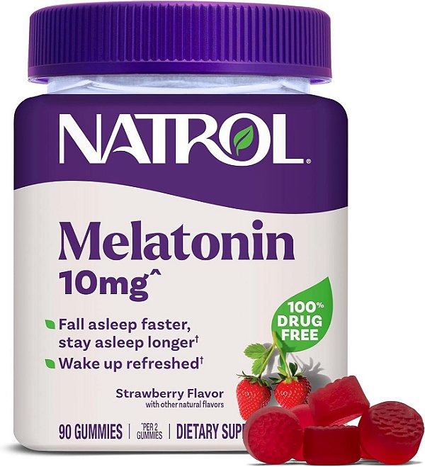 Melatonina 10mg - 90 Gomas Natrol