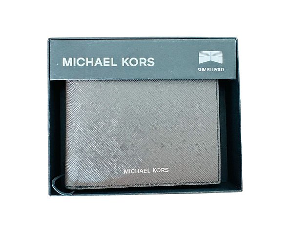 Carteira Michael Kors Masculina Marrom Escuro - Importada