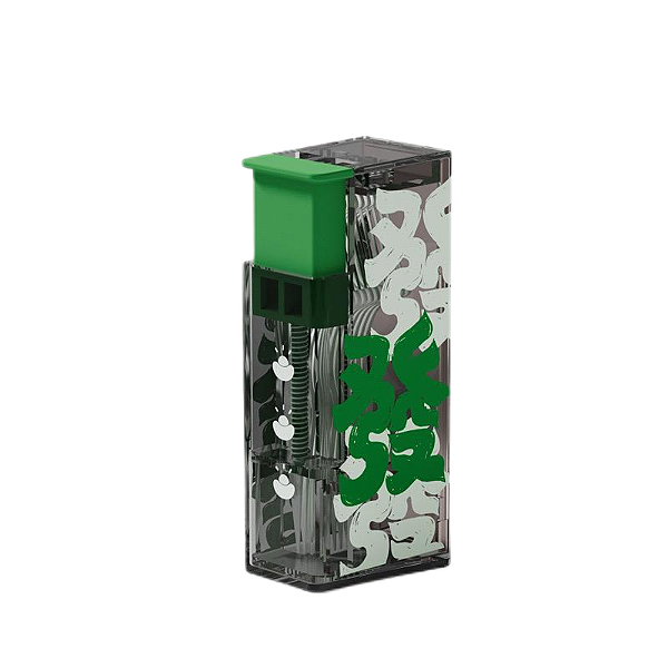 Dispensador Portátil De Fio Dental Automático Plackers - Verde Escuro