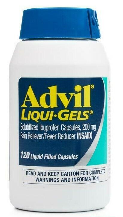 ADVIL Liqui-Gels 200mg - 120 Cápsulas