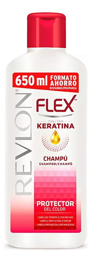 Shampoo Revlon Flex 650ml Color Fragrância Suave
