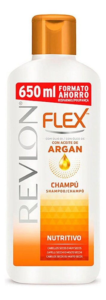 Shampoo Revlon Flex Óleo De Argan Nutritivo 650ml