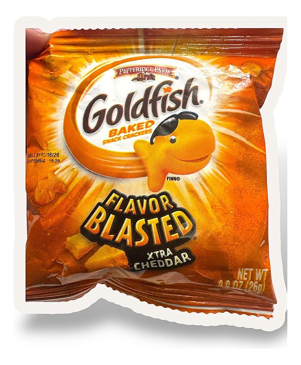 Bolacha Goldfish Extra Cheddar 28g - Importado Dos Eua