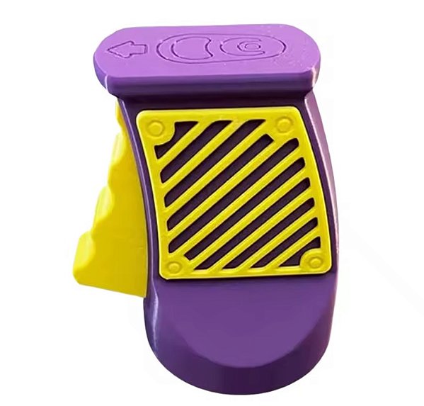 Abridor de Latas Impresso em 3d, Abridor de Latas Com Uma Mão - Roxo com Amarelo