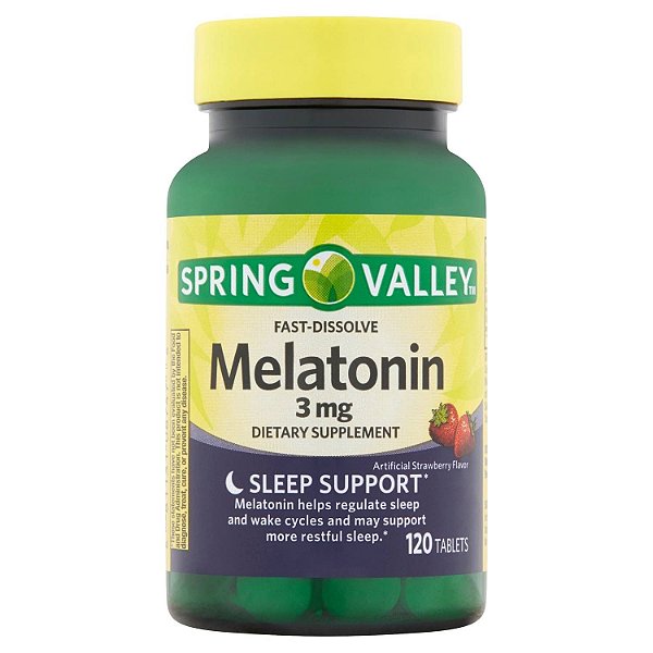 Melatonina 3mg - FAST-DISSOLVE SPRING VALLEY