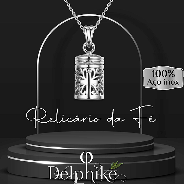 Difusor Pessoal - Relicário da Fé (100% Aço Inox)