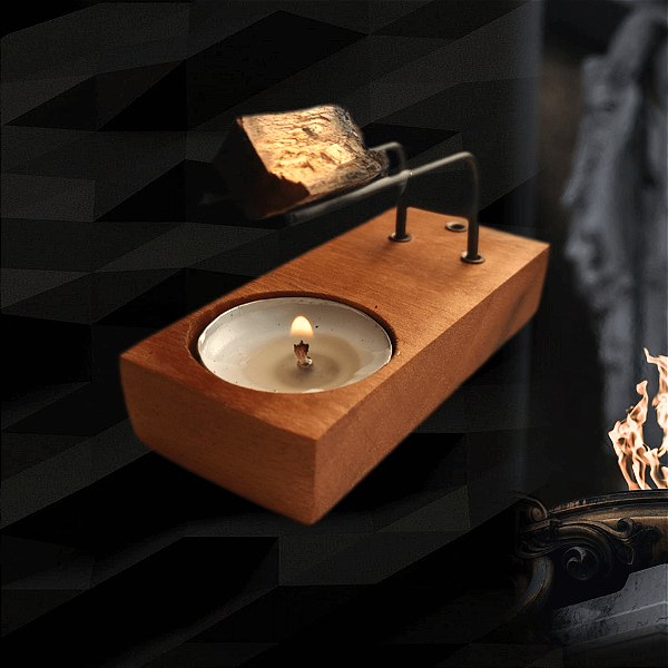 Queimador de Palo Santo e Incensário Delphiké 🏛️🔥 (Apolo)