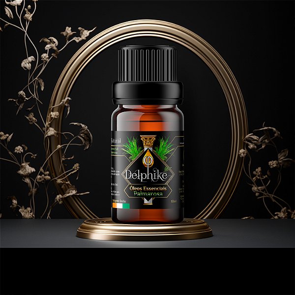 Óleo Essencial de Palmarosa Delphiké - 10ml  (100% Puro e Natural)
