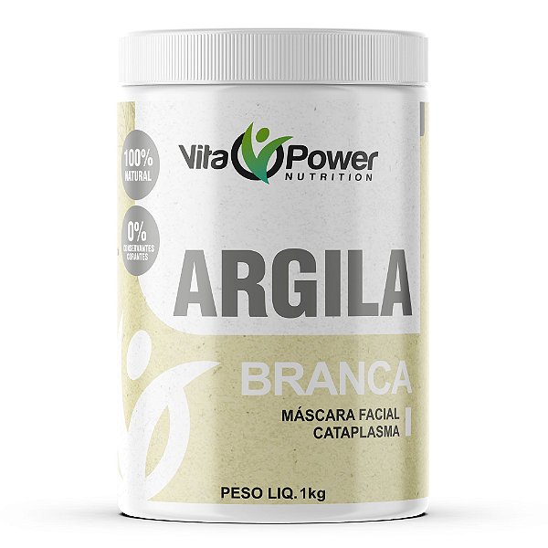 Argila Medicinal Branca 500g Vita Power