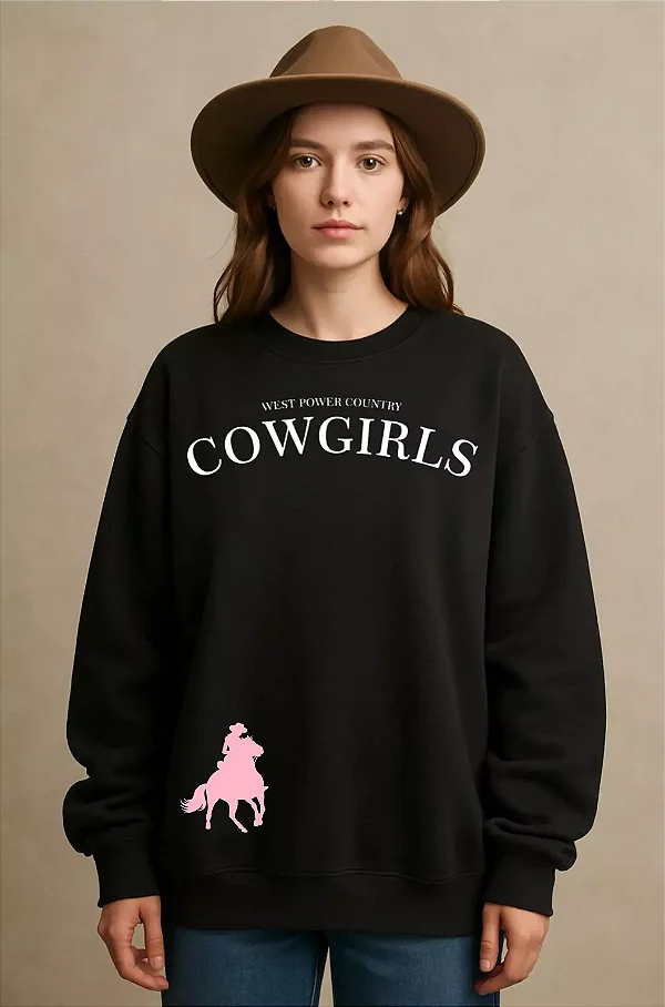 Moletom cowgirl