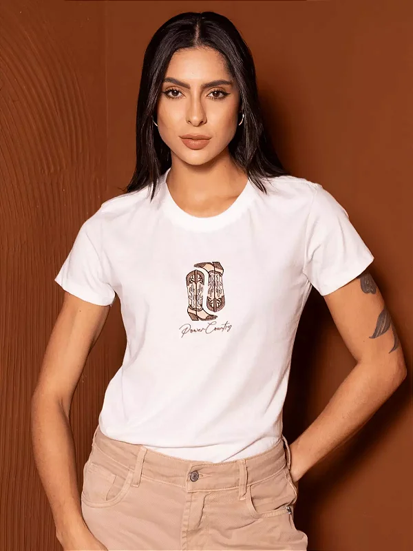 Camiseta Bordada