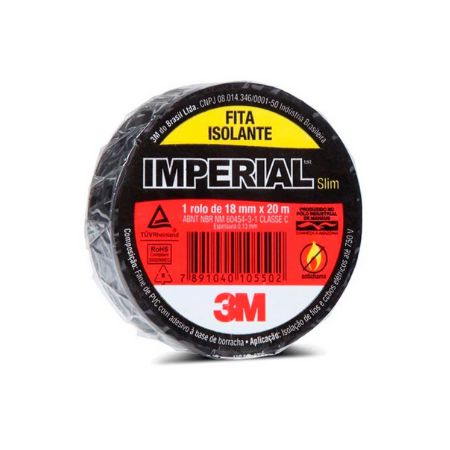 Fita Isolante 18mmx20m Imperial 3M