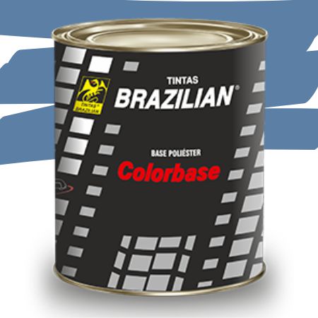 TINTA POLIESTER BRAZILIAN AZUL BOREAL MET VW 91 900ml