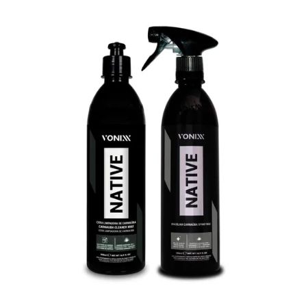 Cera Limpadora Native Cleaner + Native Spray Liquida Vonixx