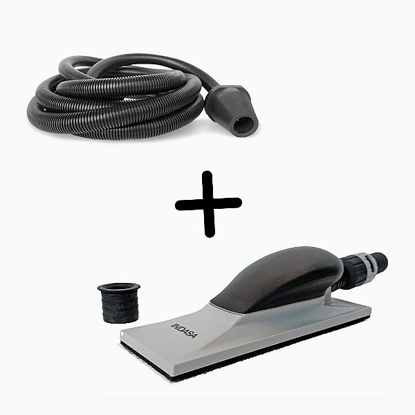 KIT SISTEMA ASPIRADO INDASA C/ MANGUEIRA E PLAINA 70X198MM 11 FUROS