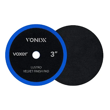 Boina de Veludo Voxer Lustro 3" Preta Vonixx (SELECIONE A QUANTIDADE)