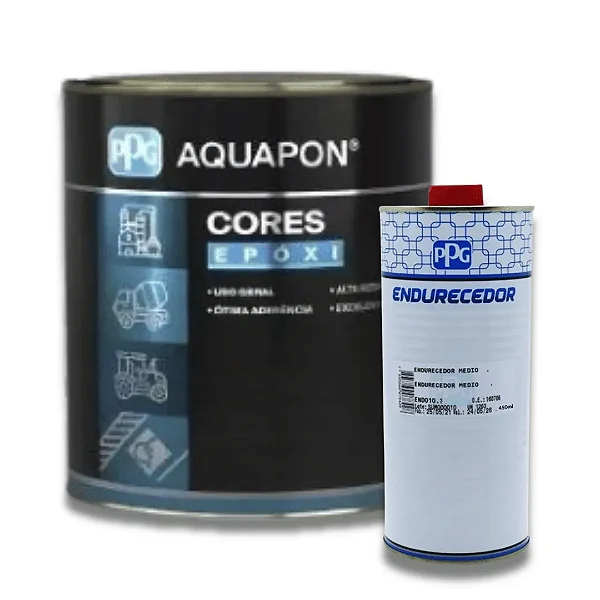 AQUAPON VERMELHO BOMBEIRO - EXP-700.01  + ENDURECEDOR (SELECIONE A QUANTIDADE)