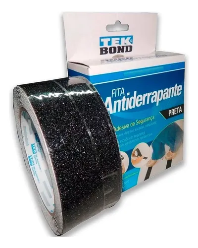 FITA ANTIDERRAPANTE PRETA 50MMX5M TEK BOND