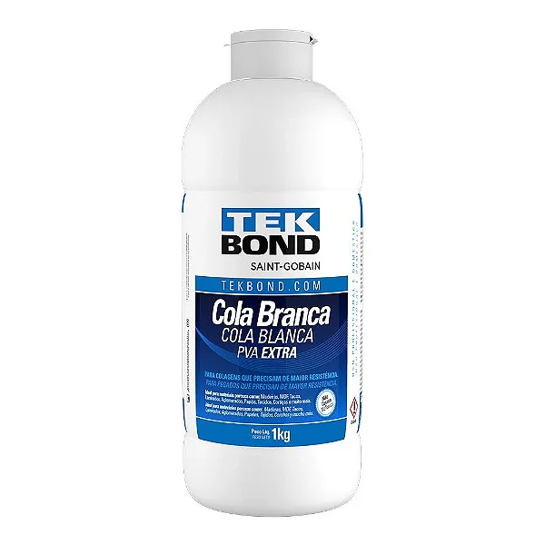 COLA BRANCA PVA EXTRA 1 KG TEK BOND