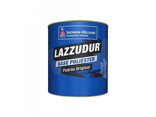 Tinta poliester Lazzuril Cinza Cromo Perol 900ml
