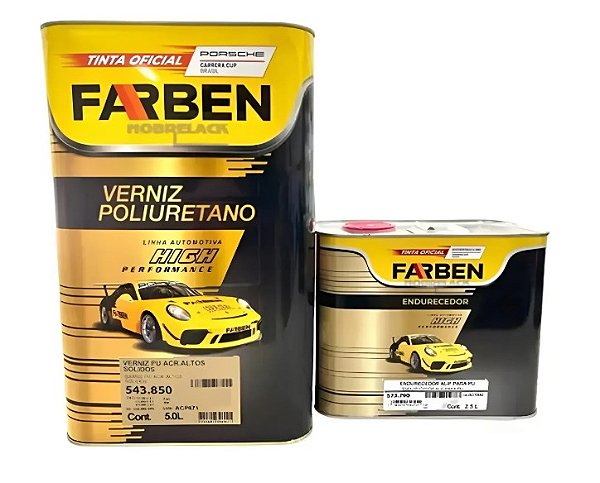 VERNIZ ALTO SOLIDO HS 5L - FARBEN - Selecione o End
