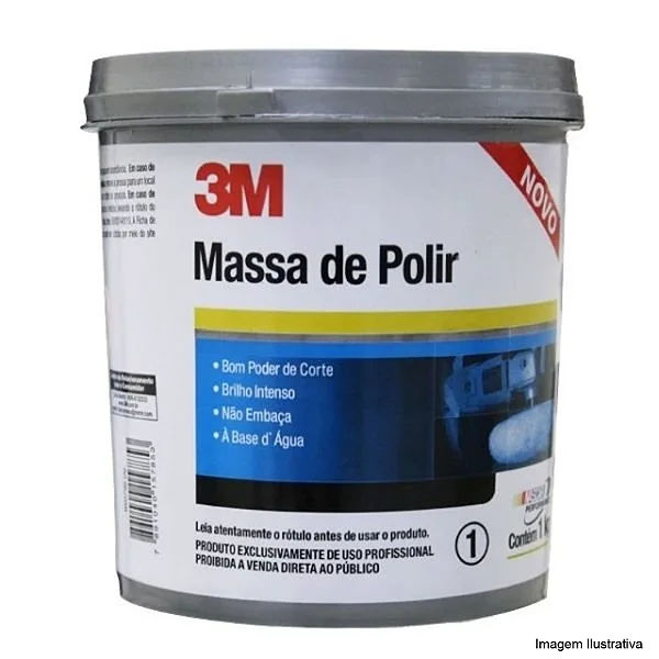 MASSA DE POLIR 1KG - 3M