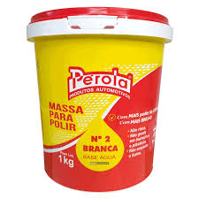 MASSA PARA POLIR BASE AGUA 1KG - PEROLA