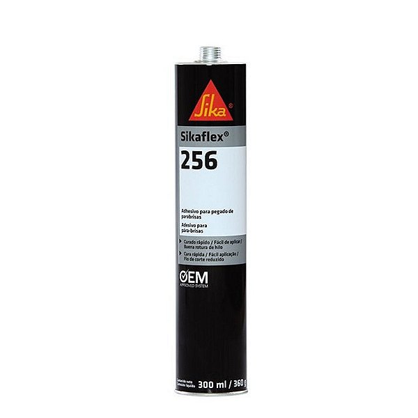 SIKAFLEX PRETO 256 CARTUCHO 300ML/360G