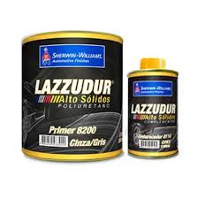 Primer PU Cinza 8200 Lazzuril 800ml com Endurecedor 8110 100ml