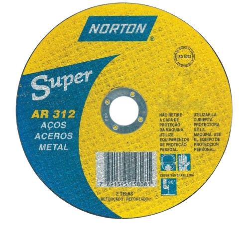 DISCO CORTE SUPER AR 312 10X1/8X3/4" 254X3,2X19,05MM NORTON