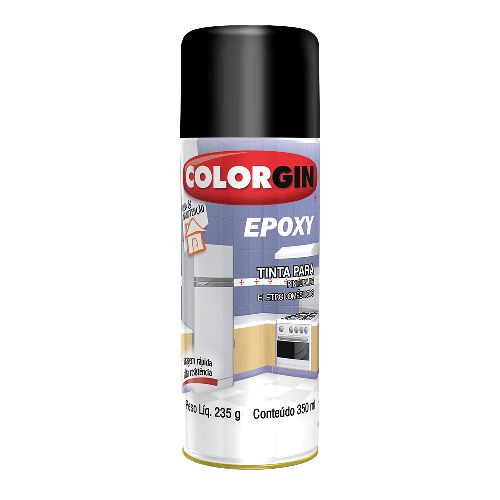 SPRAY EPOXY PRETO 350ML - COLORGIN